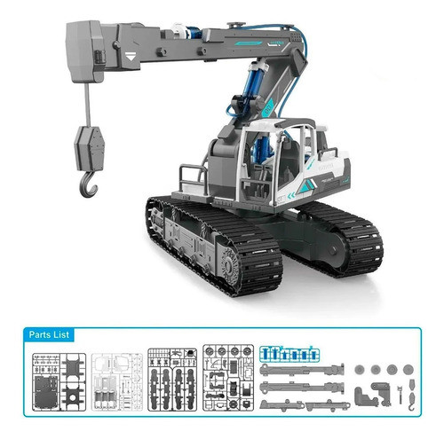 Grúa Hidráulica Robot Para Armar Kit Robótica Juego 134pcs 1