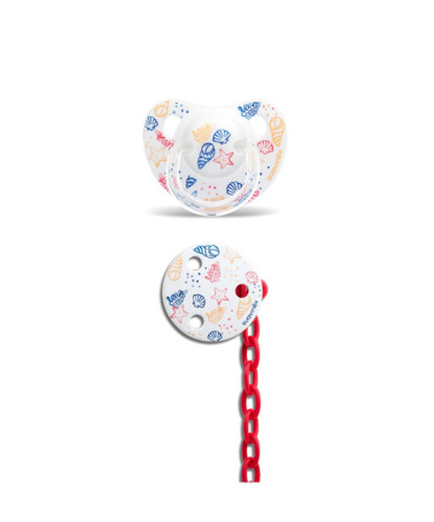 Chupete Y Clip Sea Blanco Suavinex 6+ 44066 - Bebés Y Niños 0 Chupete Y Clip Sea Blanco Suavinex 6+ 44066 - Bebés Y Niños 0