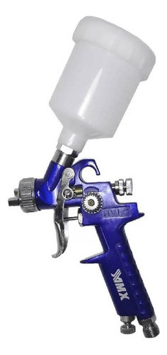 Pistola De Pintar Hvlp Reser.plástico 0.6l Amx P/automotriz 0