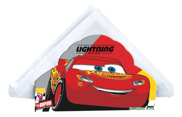 Cotillón Servilletero Con 15 Servilletas Cars 0