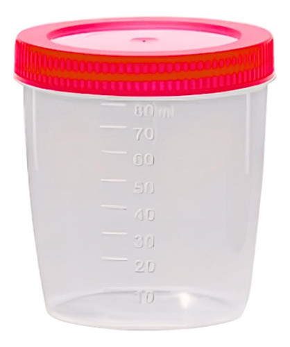 Kit 50 Unid Coletor S/ Pá Esteril. Rad. Ioniz. 80ml 0