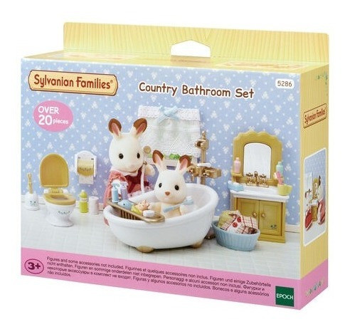 Sylvanian Set De Baño Country 20 Piezas 05286sy 0