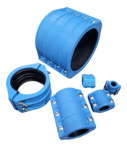 Abrazadera De Reparación Para Caño Pvc / Pead Dn 40mm X100mm 1