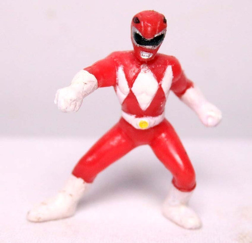 Vermelho Power Rangers Tombola Chupa Chups 1995 Anos 90 4cm 0
