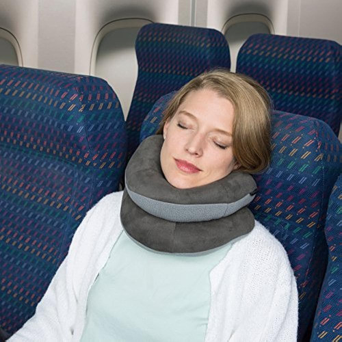Almohada Travelon Deluxe Wrapnrest Dark Graylight Gray 0