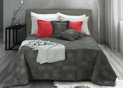 Cubrecamas Quilts Queen 230 X240 + 2 Fundas 50  Algodon 0