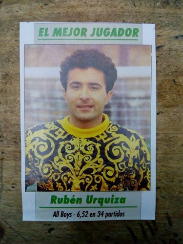 Recorte All Boys Rubén Urquiza 0