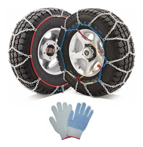 Cadenas Nieve Barro Premium 16mm Camioneta Pick Up + Guantes 0