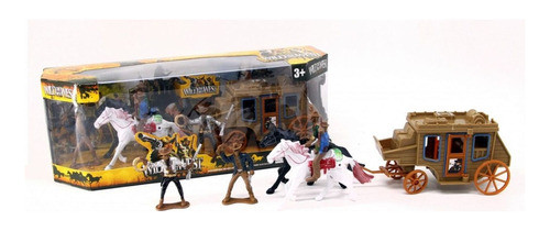 Set Cowboys + Carruaje + Accesorios Juguete Infantil 1