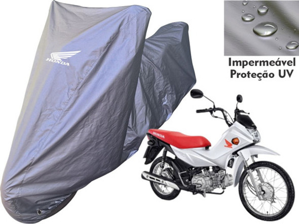 Capa Anti-uv Repele Sol Impermeável Moto Honda Pop 100 110i 0