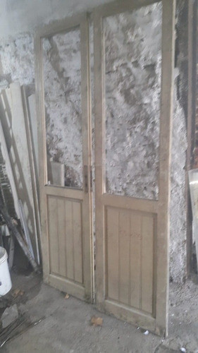 Lote 2 Puertas Madera Antigua55x 213cm  No Tienen Vidrios 0