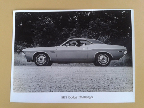 Dodge Challenger 1971 Gran Foto Publicidad Promoción 0