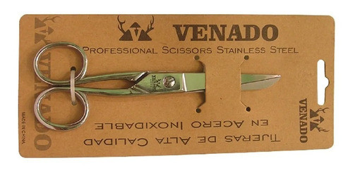 Tijera Venado 17,5cm Ojal Std. Acero Inox. Reforzada Costura 0