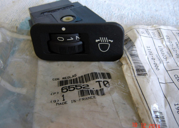 Tecla Regulador Óptica Peugeot 106-205-405 Original Dav 1