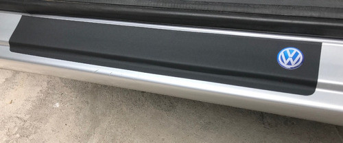 Cubre Zocalos P/ Volkswagen Virtus Laminados Negros 1