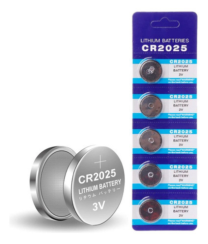 Pack 2 Cr2025 3v Bateria De Litio 1
