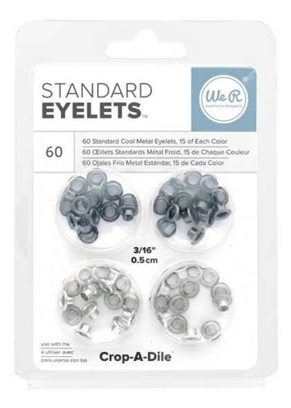 Ojalillos/eyelets Standard Metales Fríos We R Memory Keepers 1