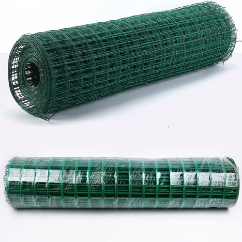 Tejido Malla Cerco Alambre Forrado Rollo 30 Mts X 1.20 Alto 1