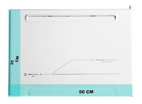 Porta Congelador Geladeira Electrolux Rfe39 Rfe38 Original 1