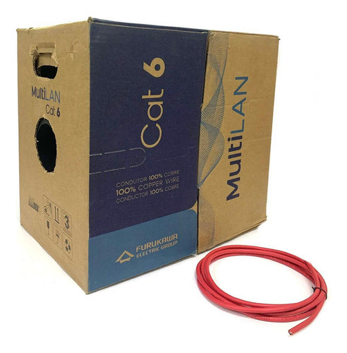 Cabo De Rede Cat6 Furukawa Multilan Vm 100m - Rb Tronics Nfe 0