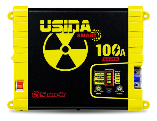 Fonte Usina 100a Bivolt Battery Meter Modelo Novo +3 Brinde 0