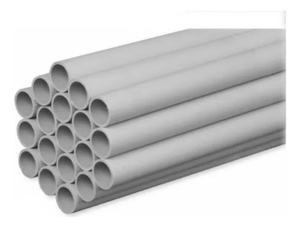 Pack X 25 Caño Rigido Pesado Pvc 25mm (1' Pulgada) 3mts 0