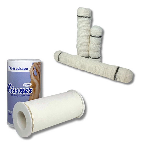 Fita Impermeável Esparadrapo +12 Faixas Atadura 15x1,8m 0