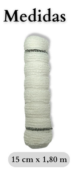 Fita Impermeável Esparadrapo +12 Faixas Atadura 15x1,8m 1