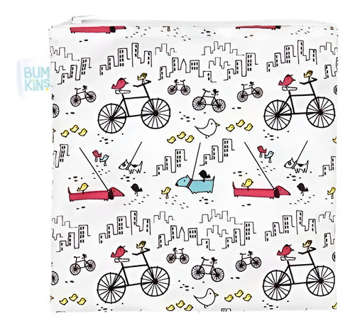 Bumkins Sandwich Bag / Snack Bag, Reutilizable, Lavable, Apt 0
