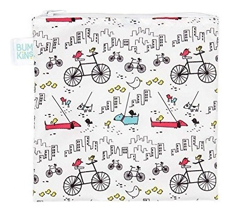 Bumkins Sandwich Bag / Snack Bag, Reutilizable, Lavable, Apt 1