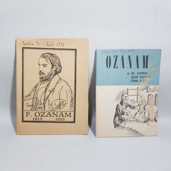 Antiguos Libros San Vicente Paul Ozanam Laico Lote Mag 61736 0
