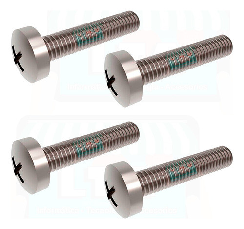 Tornillo M8 25.7-27.7mm X 4u Fijación De Tv En Soporte Lta® 0
