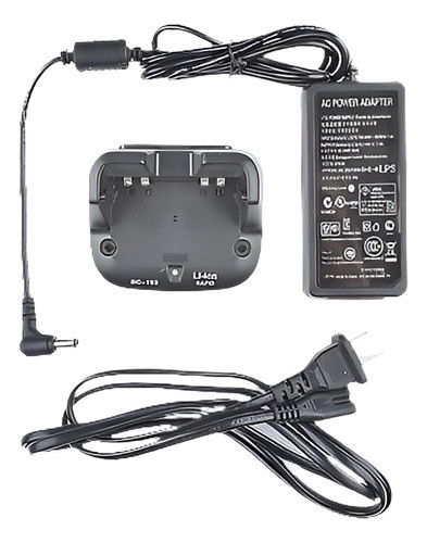Rápida Li-ion Cargador Bc-193 Para Icom Ic-4101, Ic-3101 Rad 0