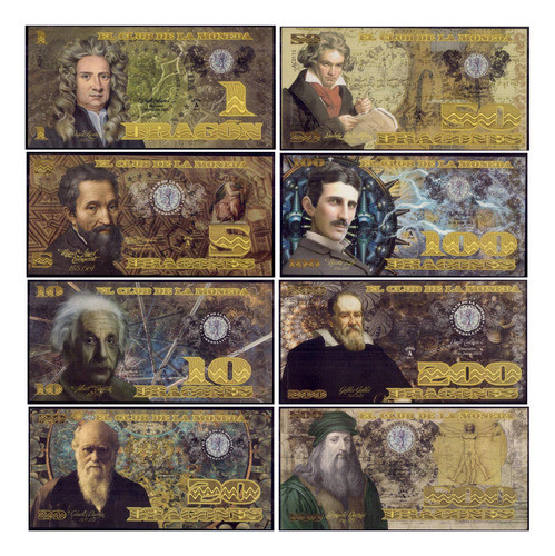 Colombia Lote 8 Ps Club De La Moneda 1-500 Dragones Fantasia 0