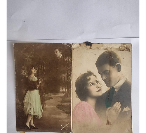 Postal Romantica Pareja Chica Mujer Hombre El Par 0