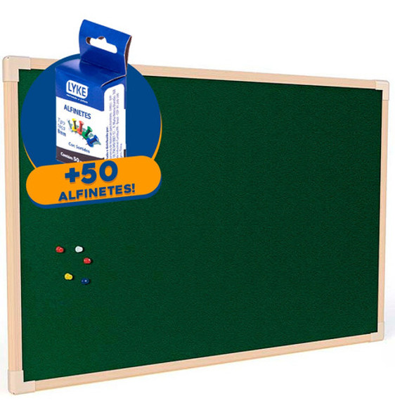 Lousa Feltro Anotações Planejamento 40x30 + Alfinetes 0 Lousa Feltro Anotações Planejamento 40x30 + Alfinetes 0