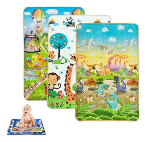 Tapete Atividade Infantil Emborrachado Dupla Face 120x 90cm 0
