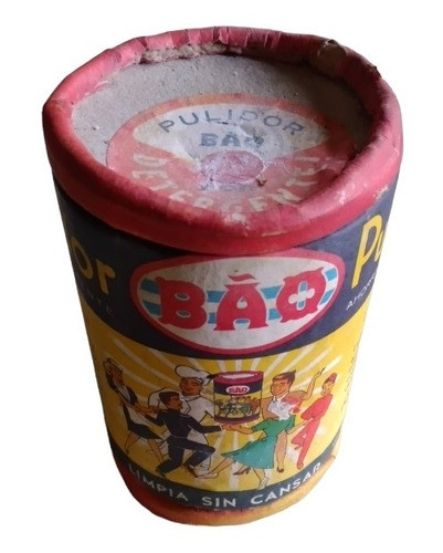 Antiguo Tarro Bao,pulidor,contenido Original,sin Uso 1