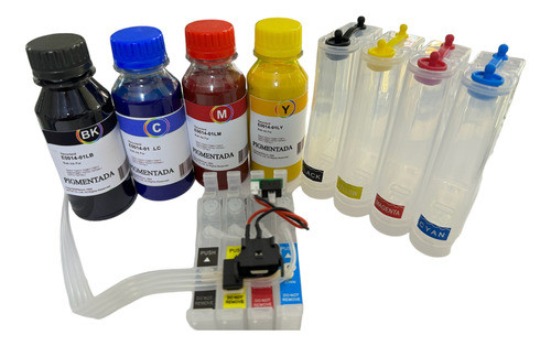 Bulk Ink P/ Epson Xp214 Xp401 Xp204 Tinta Pigmentada Mizink 0