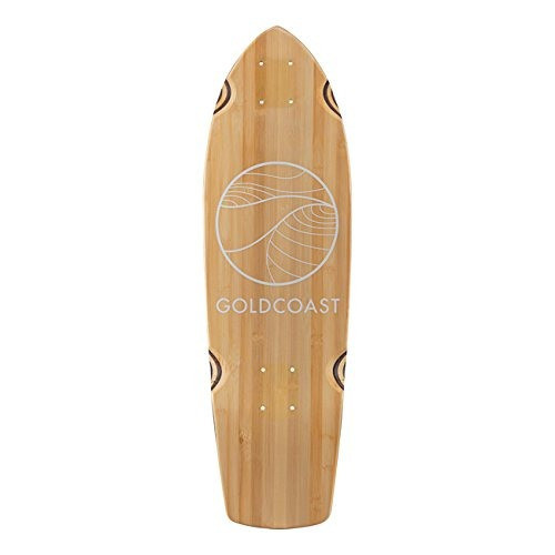 Goldcoast Classic Bamboo Cruiser Skateboard Deck, 28 0