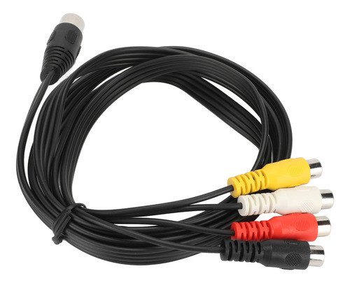 Cabo Macho Din De 5 Pinos Para 4 Rca Fêmea Professional Din 0