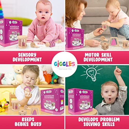 Giggles Montessori Juguetes Para Bebés De 0 A 6 1