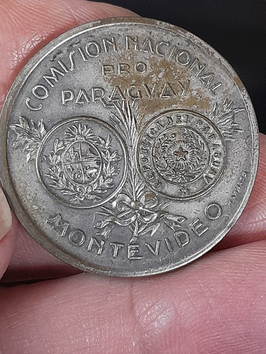 Medalla Comisión Nacional Pro Paraguay  1935 0