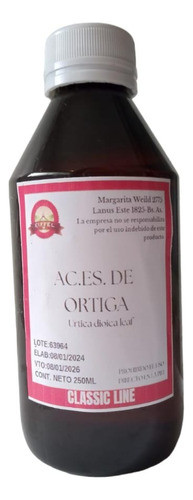 Aceite Esencial De Ortiga 250 Ml Aromaterapia 0