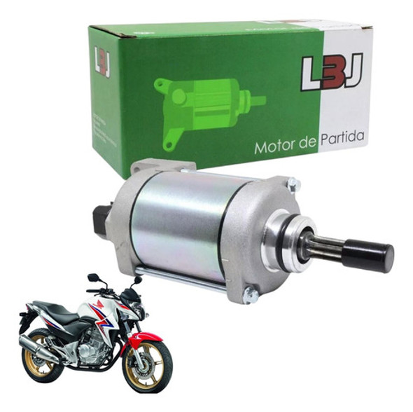 Motor De Partida Cb 300 Xre 300 Honda Arranque Moto Completo 0