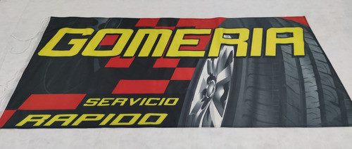 Bandera Para Gomería 75 X 150cm De Tela 1