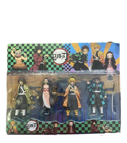 Muñecos Demon Slayer X4 Nezuko Tanjiro Zenitzu Tomioka 0