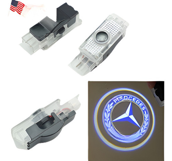 Ghost Led Door Courtesy Laser Blue Light Para Mercedes Clk ( 0