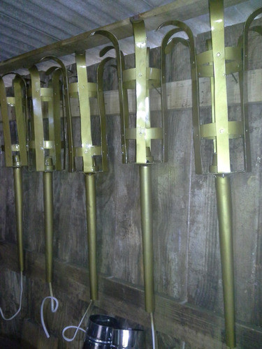 Tocha Medieval Em Aço De 98cm Tamanho 0