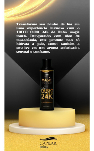 Magic Touch Ouro 24k Capilar Essência Show Bronze 1